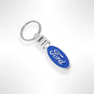 Breloc Ford, Sigla pe ambele parti, 3D Metalic Premium, Magrot 20166